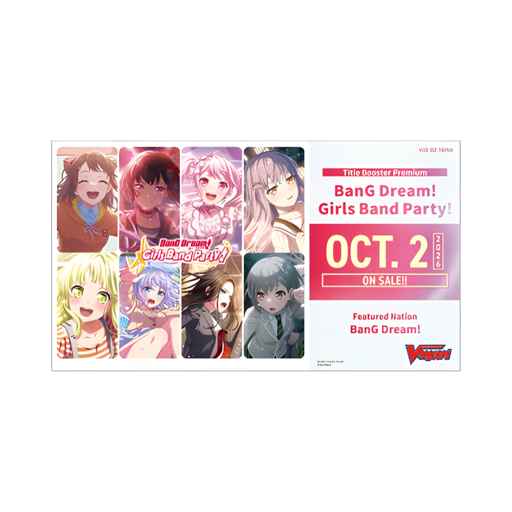 (PREVENTA) BanG Dream! Girls Band Party! TCG - Premium Booster Display - Inglés (LEER DESCRIPCIÓN)