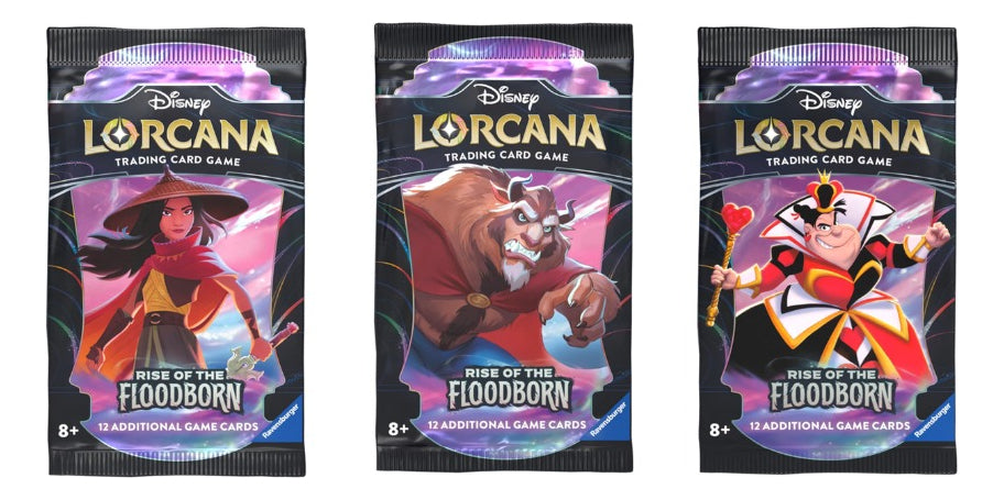 Lorcana Disney Tcg 24 Booster Packs - Rise Of The Floodborn Rise Of The Floodborn Inglés