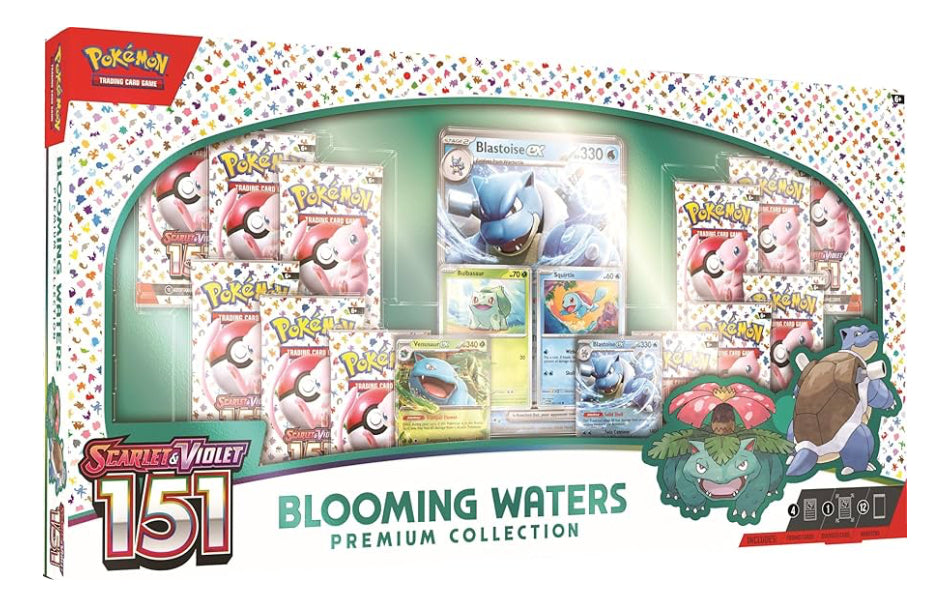 Pokemon Tcg: 151 Premium Collection - Blooming Waters Inglés Blooming Waters Inglés