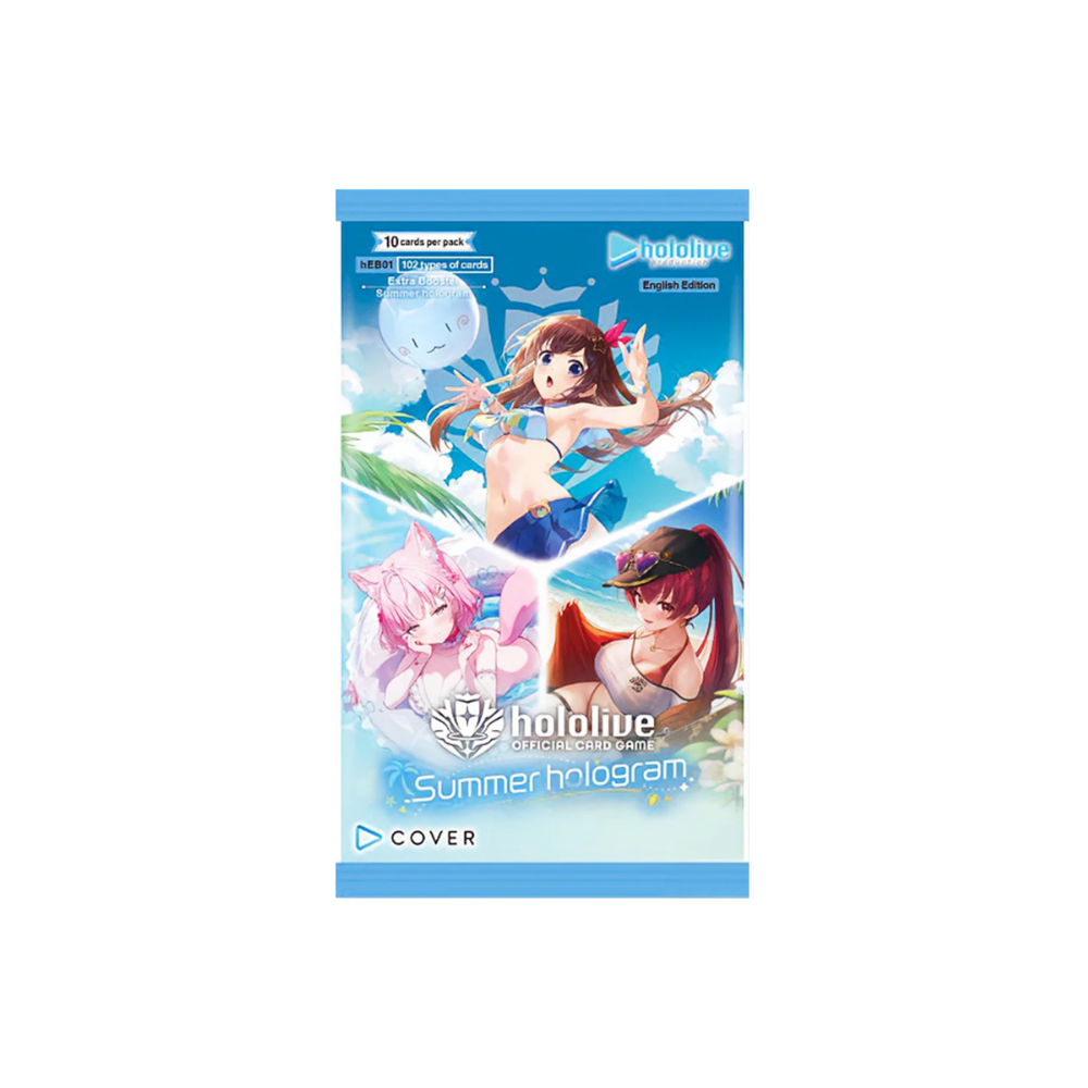 Hololive TCG - Summer Hologram - Extra Booster Display