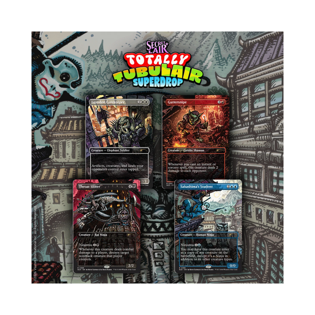 MTG Secret Lair - Teenage Mutant Ninja Turtles: Featuring Kevin Eastma
