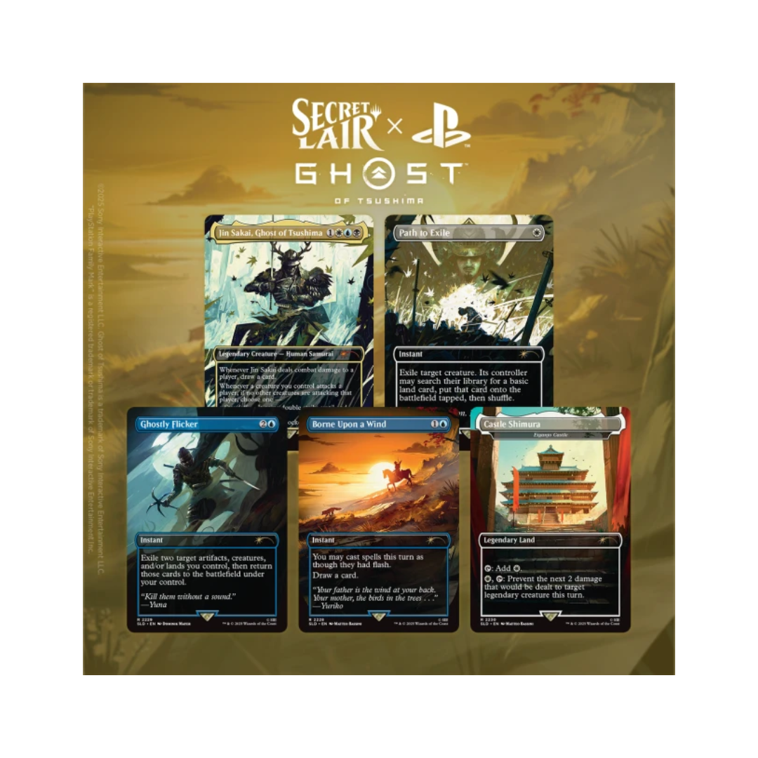MTG Secret Lair - Playstation: Ghost of Tsushima