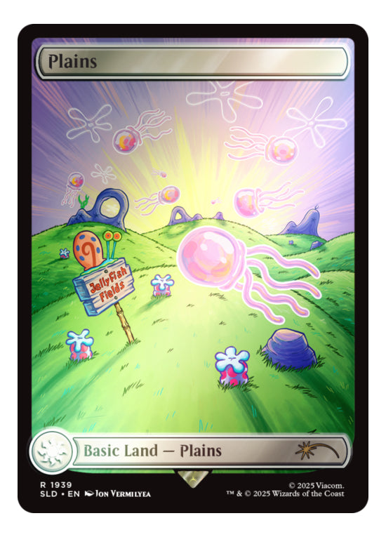 Mtg: Secret Lair - Bob Esponja - Lands Under The Sea Inglés