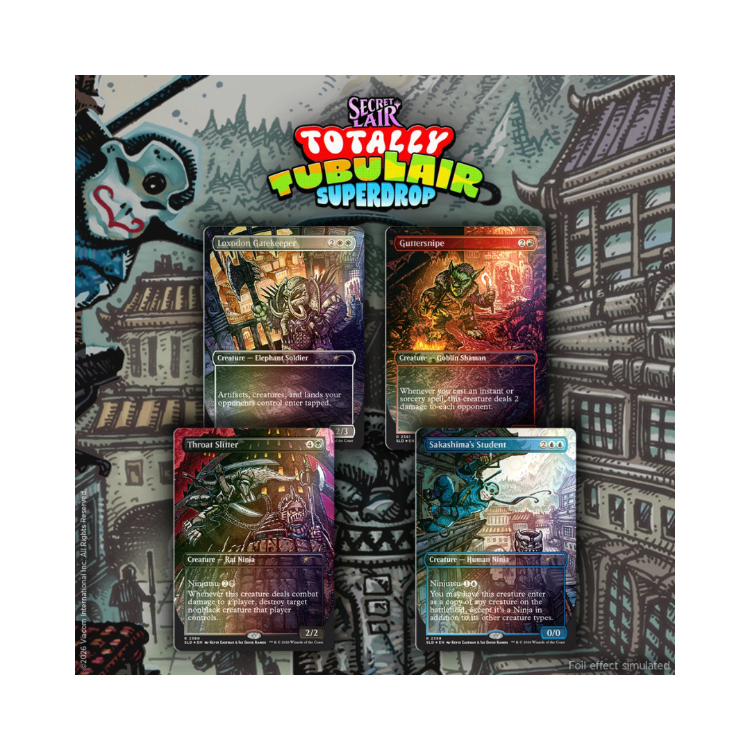 (PREVENTA) MTG Secret Lair - Teenage Mutant Ninja Turtles: Featuring Kevin Eastman - Colors Foil