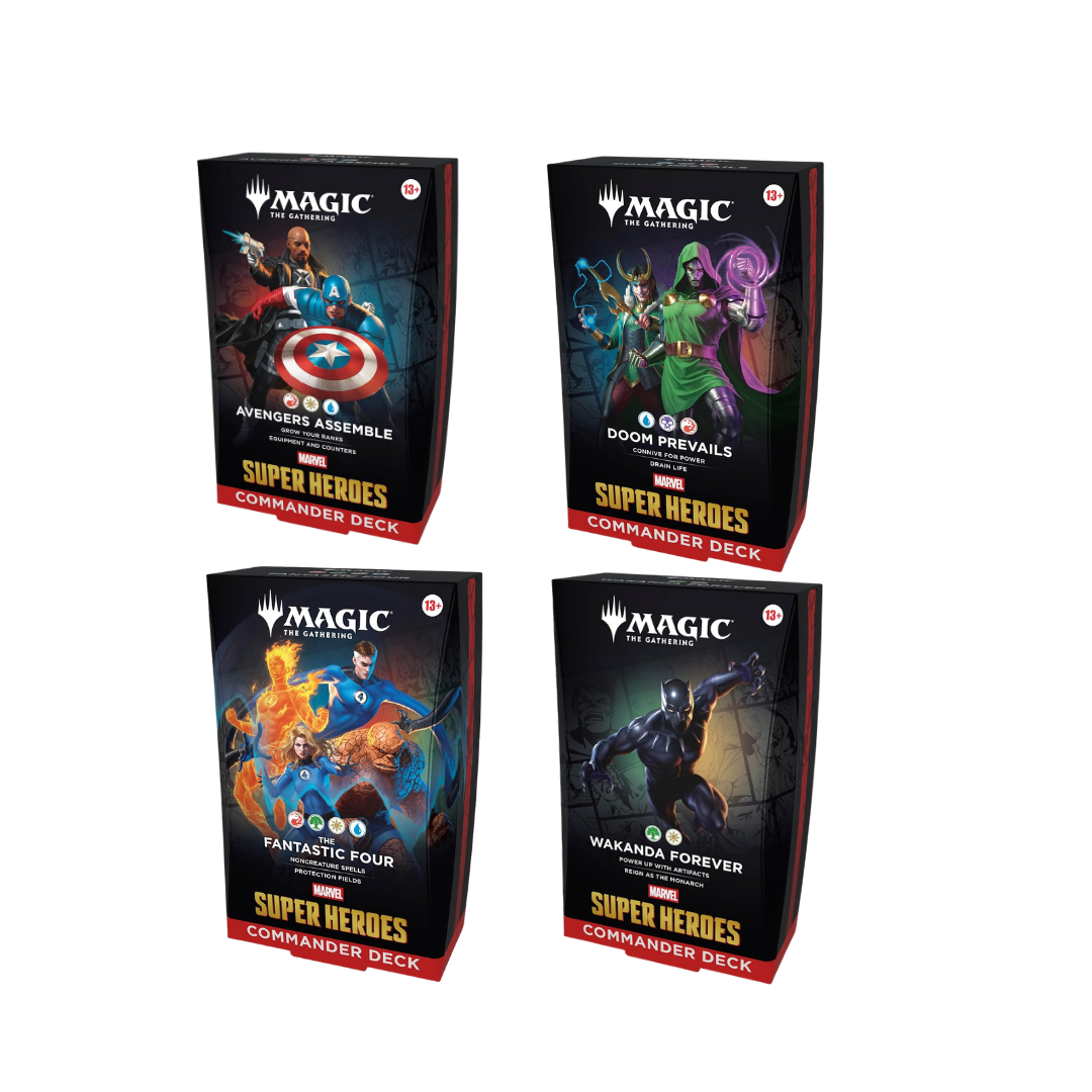 Magic The Gathering: Marvel Super Heroes - Commander Deck Set - Inglés