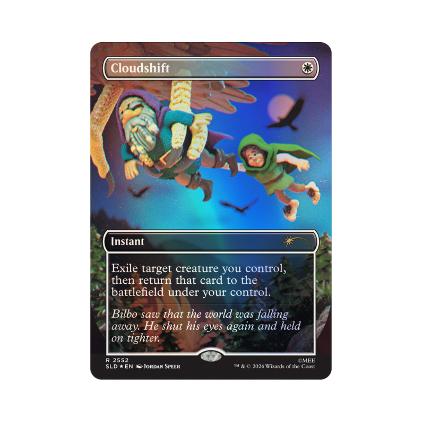 (PREVENTA) MTG Secret Lair - The Hobbit - Over the Edge of the Wild - Foil (LEER DESCRIPCIÓN)