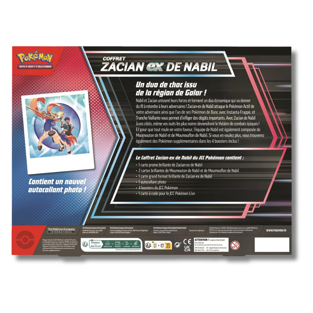 Pokemon TCG: Hop's Zacian Ex Box - Inglés