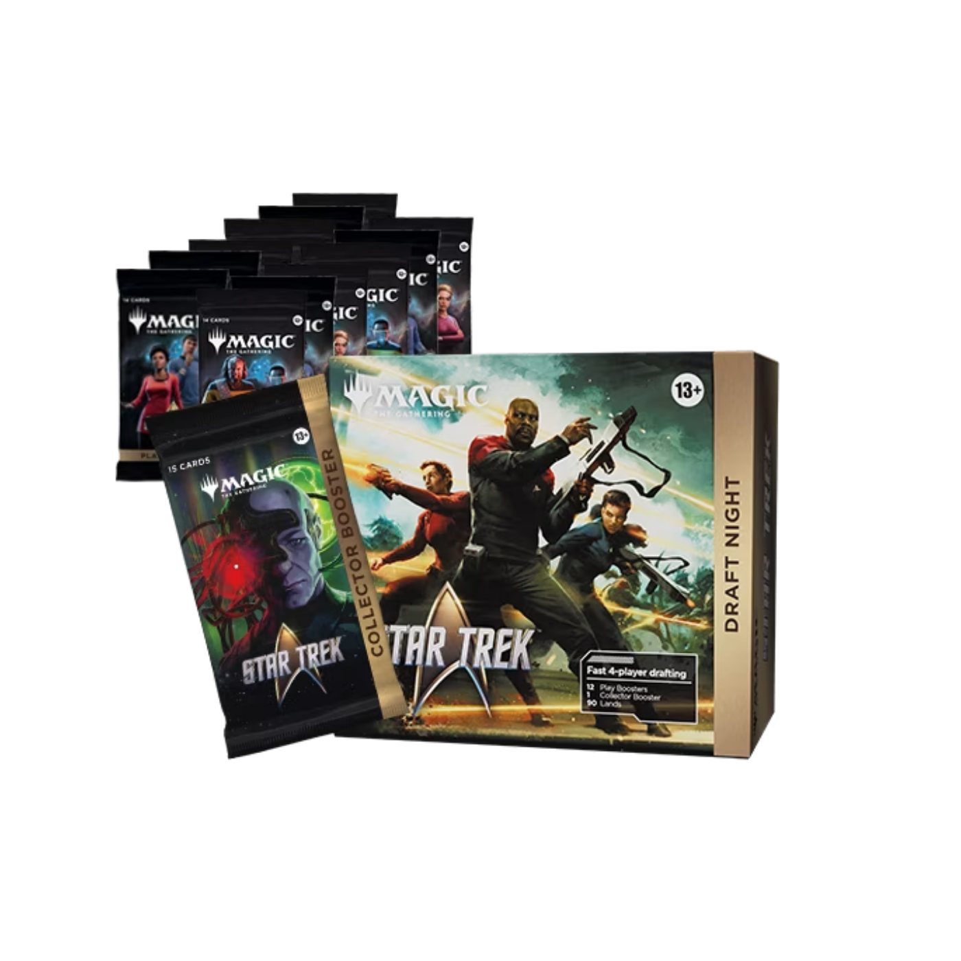 (APARTADO) Magic The Gathering: Star Trek - Draft Night (LEER DESCRIPCIÓN)