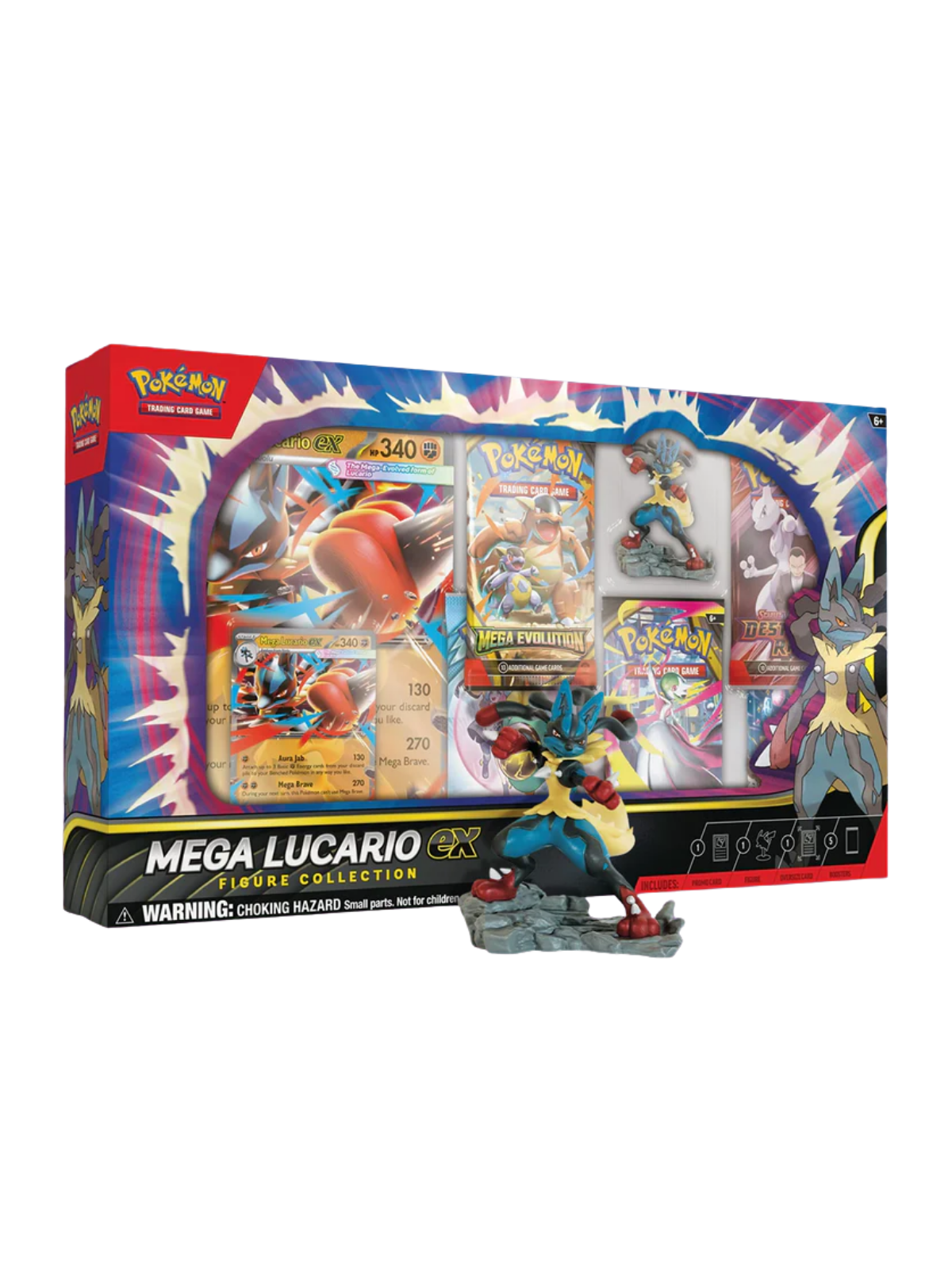 MEGA LUCARIO EX フィギュアコレクション Pokémon TCG: Mega Lucario ex - Figure Collection - Inglés