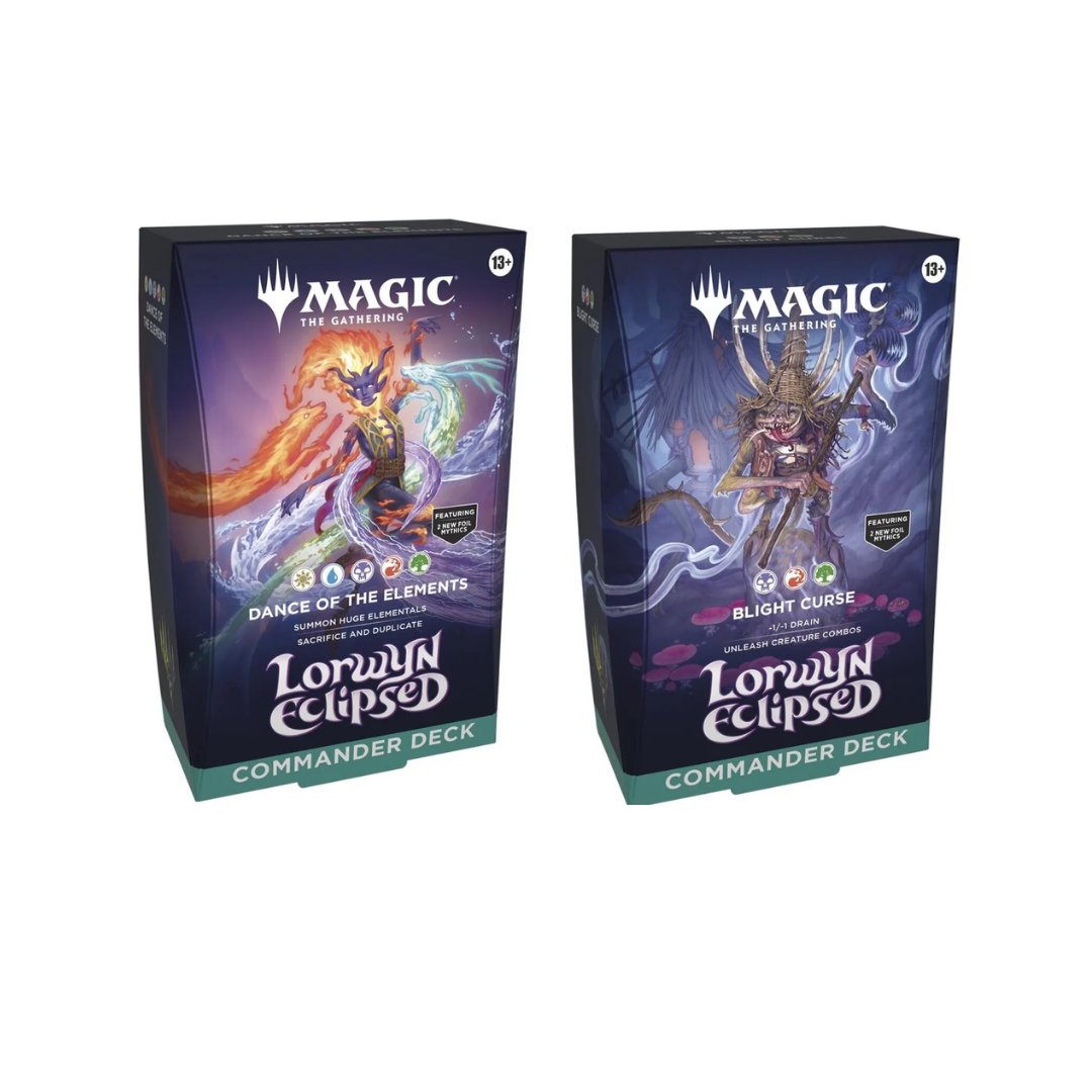 (PREVENTA) Magic The Gathering TCG - Lorwyn Eclipsed - Par de Commander Deck - Inglés (APARTADO - LEER DESCRIPCION)