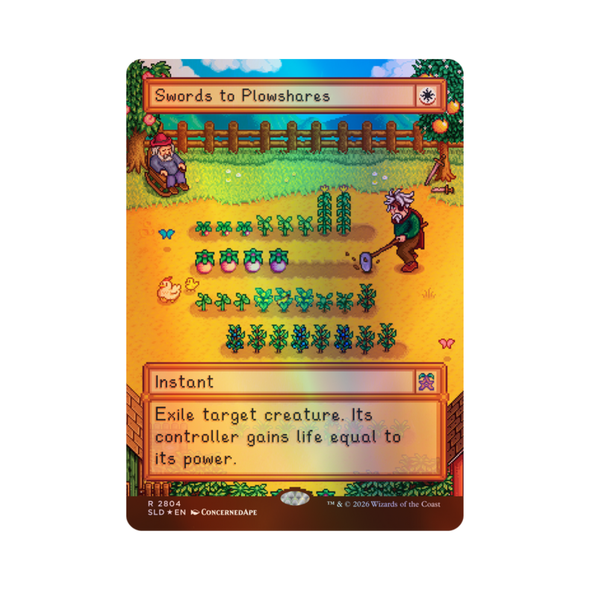 MTG Secret Lair - Stardew Valley - Welcome to Stardew Valley - Foil