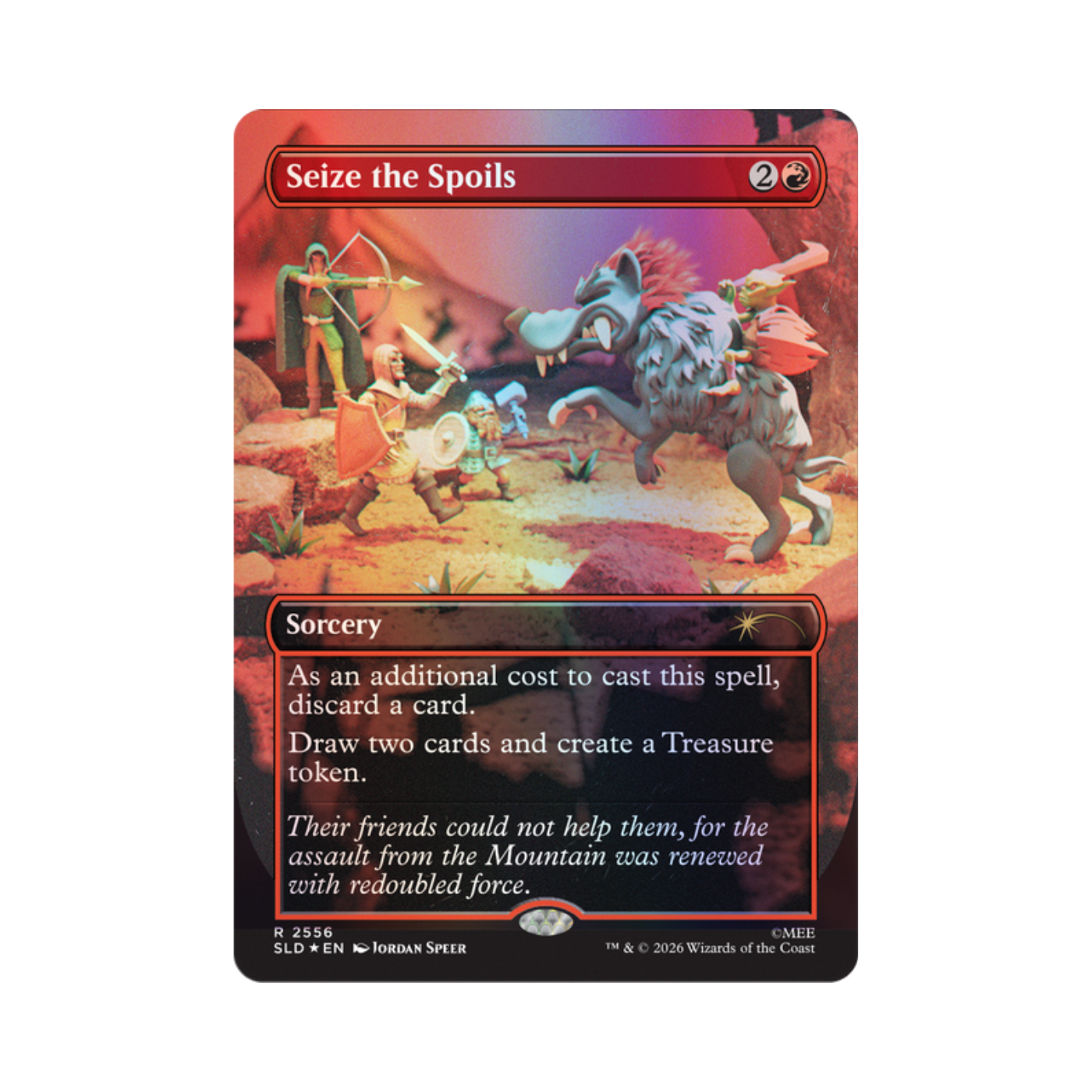(PREVENTA) MTG Secret Lair - The Hobbit - Over the Edge of the Wild - Foil (LEER DESCRIPCIÓN)