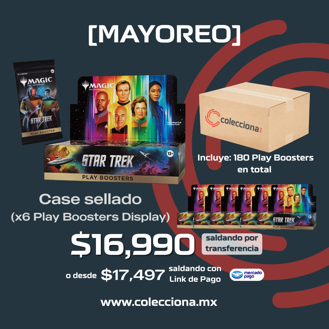 (MAYOREO) Magic The Gathering - Star Trek - x6 Play Boosters Display (IMPORTANTE LEER DESCRIPCION ANTES DE COMPRAR)