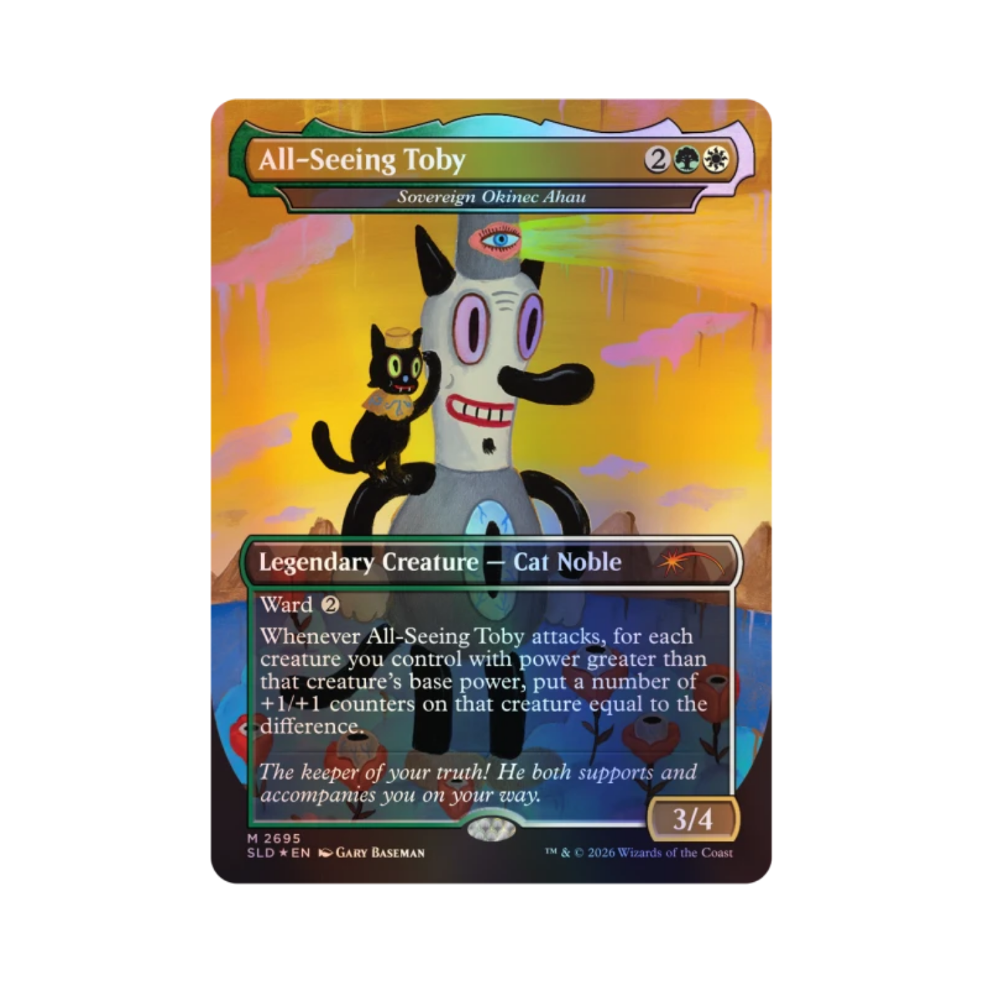 (PREVENTA) MTG Secret Lair - The Cats Are the Best - Toby's Journey by Gary Baseman - Foil