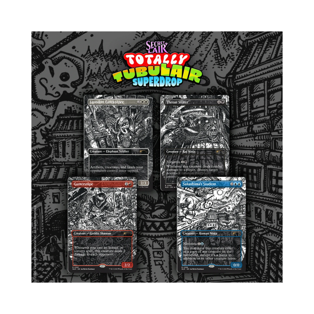 (PREVENTA) MTG Secret Lair - Teenage Mutant Ninja Turtles: Featuring Kevin Eastman - Ink