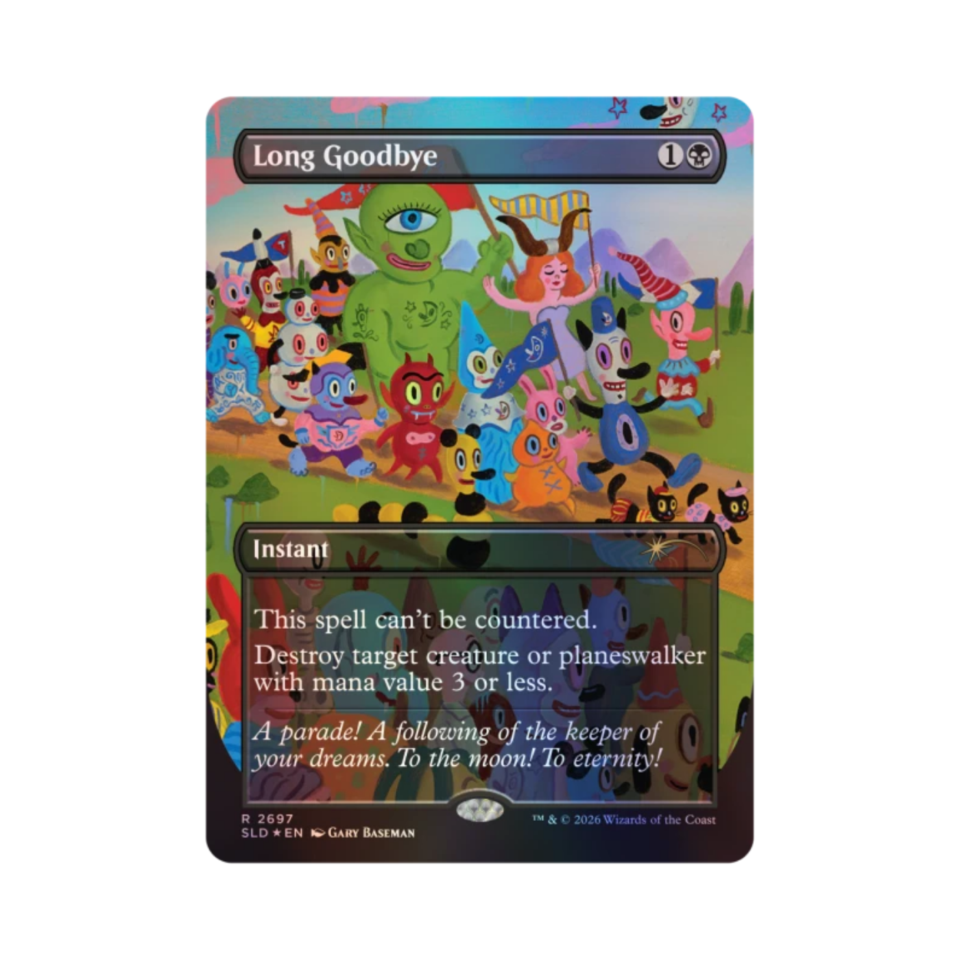 (PREVENTA) MTG Secret Lair - The Cats Are the Best - Toby's Journey by Gary Baseman - Foil