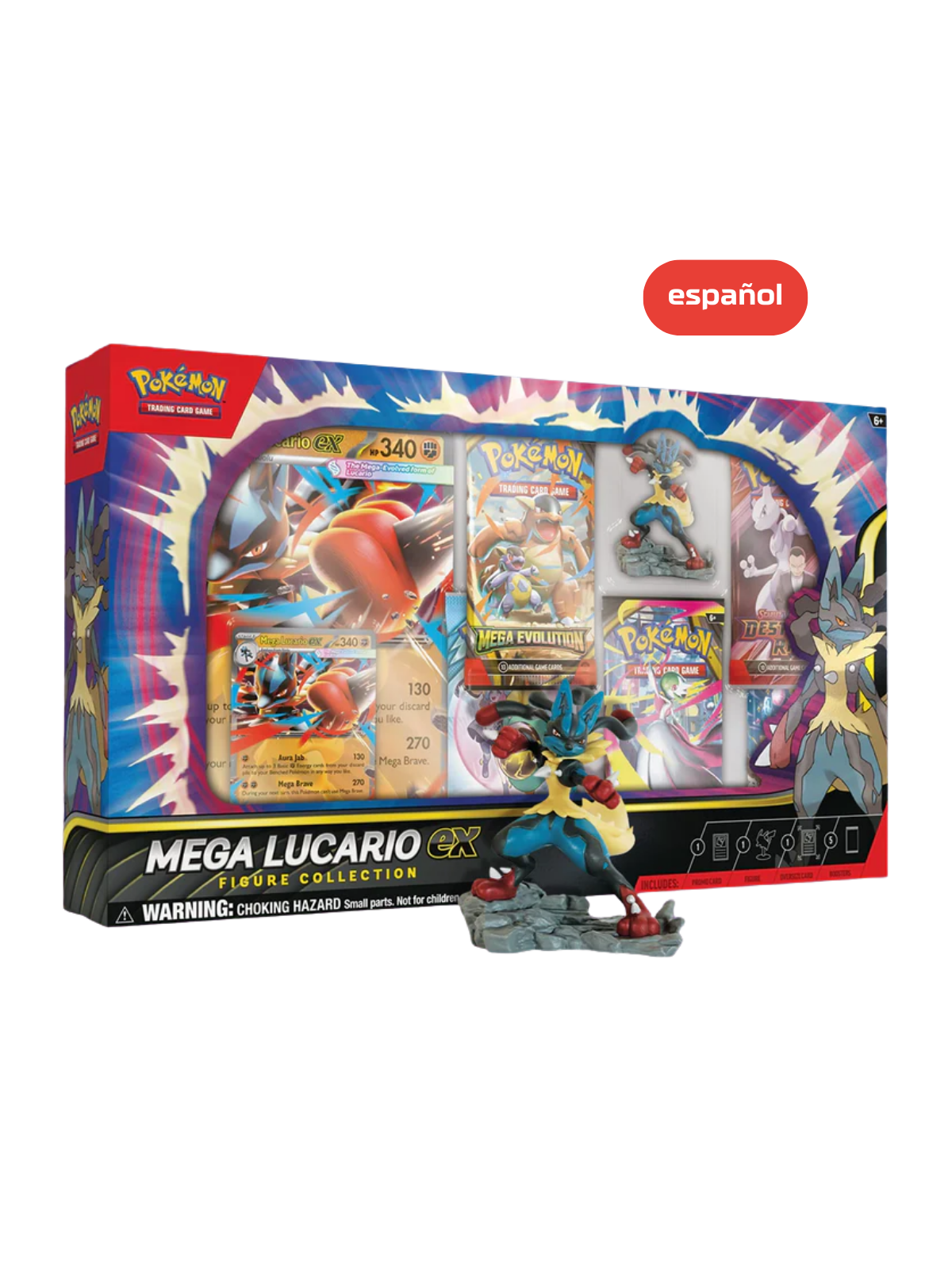 Pokémon TCG: Mega Lucario ex - Figure Collection - Español