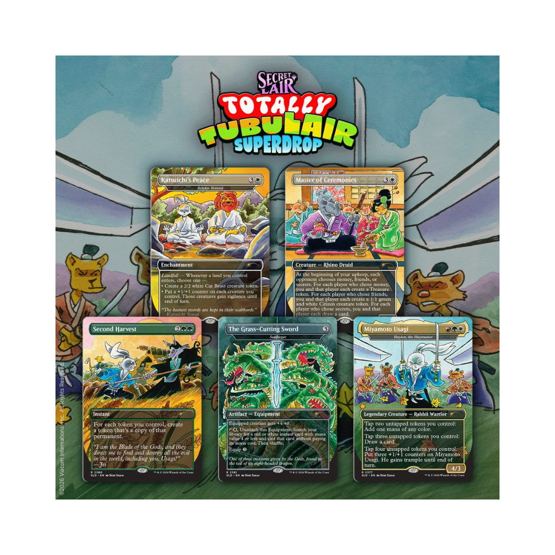 MTG Secret Lair - Teenage Mutant Ninja Turtles: Featuring Stan Sakai