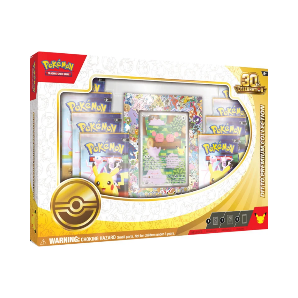 (PREVENTA) Pokémon TCG - 30th Celebration - Ditto Premium Collection (LIMITADO A 1 - LEER DESCRIPCIÓN)