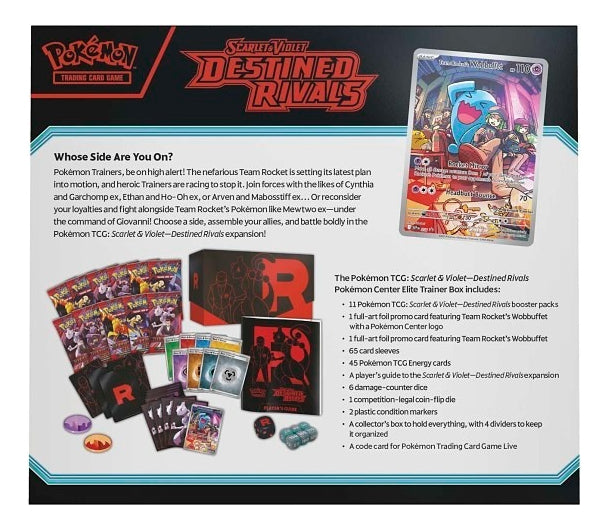 Pokemon Tcg - Elite Trainer Box - Destined Rivals Etb Ingles Destined Rivals Inglés