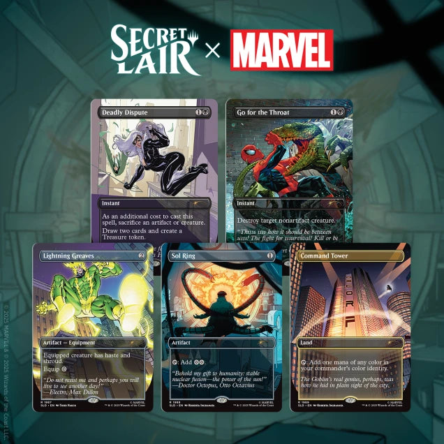 MTG Secret Lair x Spider-Man: Villainous Plots