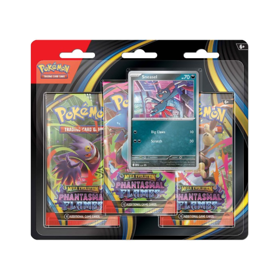 (VENTA ANTICIPADA) Pokémon TCG - Phantasmal Flames - 3 Booster Blister - Español (LEER DESCRIPCION)