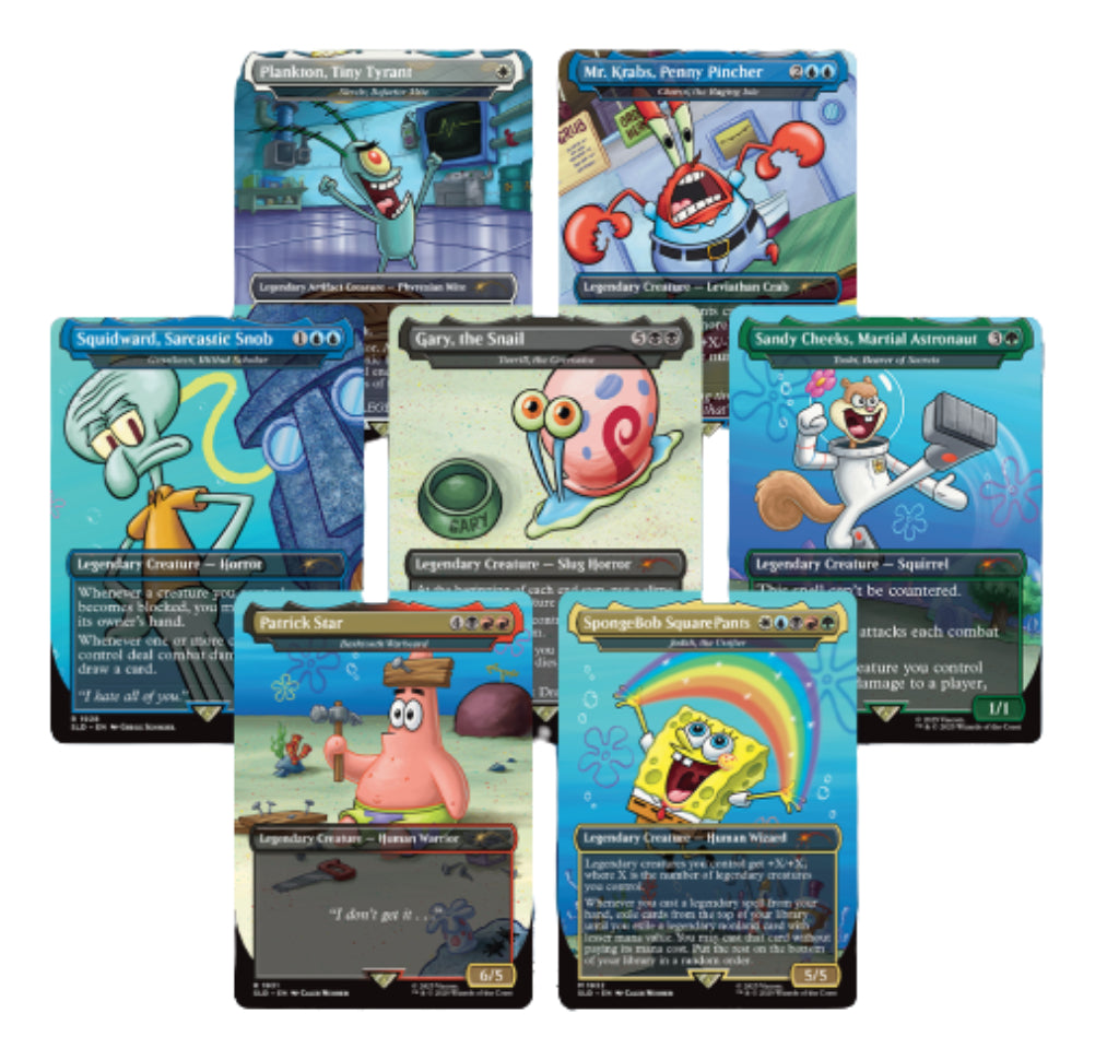 Mtg: Secret Lair - Bob Esponja - Legends Of Bikini Bottom