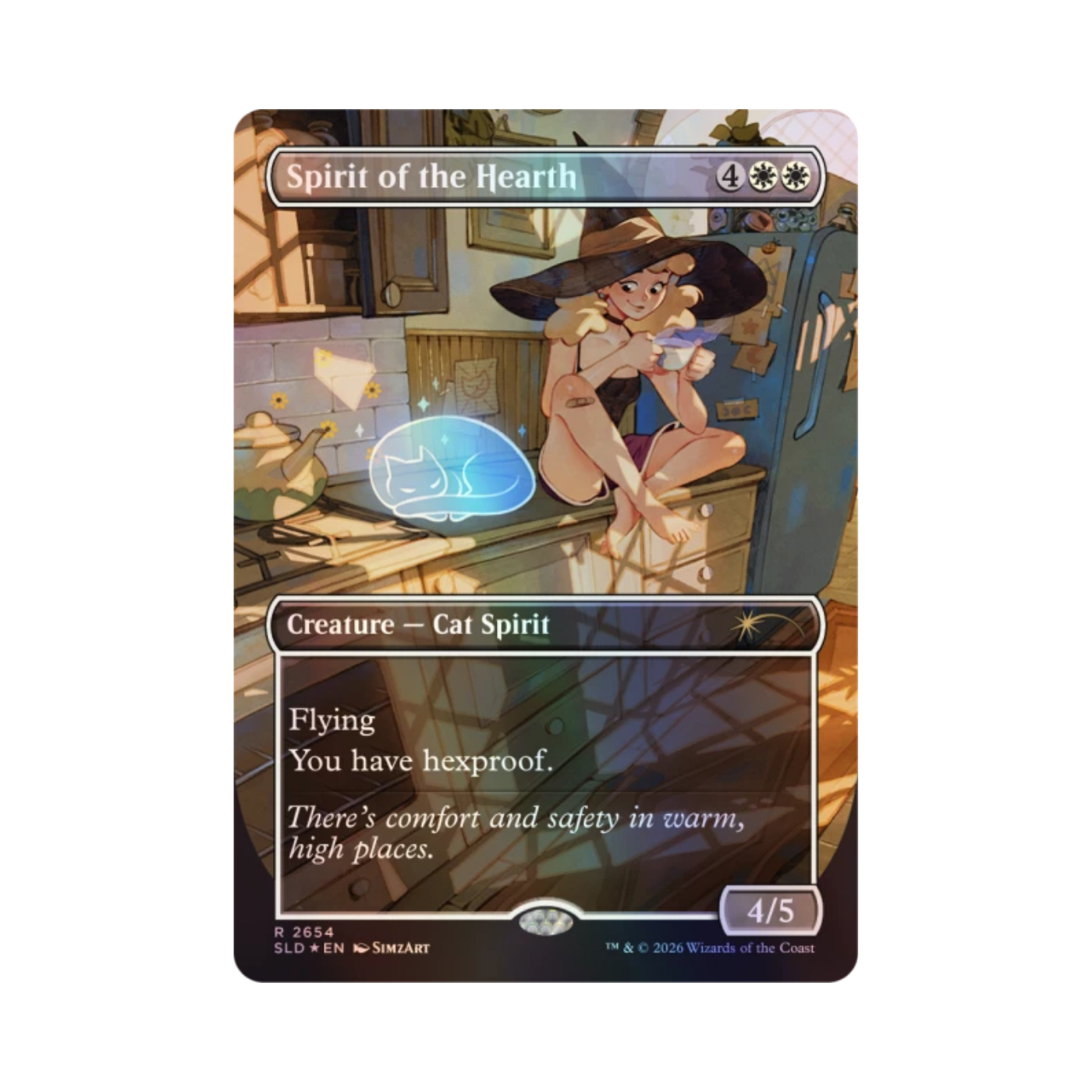 (PREVENTA) MTG Secret Lair - The Cats Are the Best - Witch's Familiar - Foil