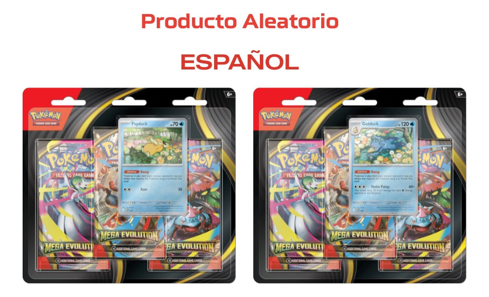 Pokémon Tcg: Mega Evolution 3 Booster Blister Aleatorio Esp