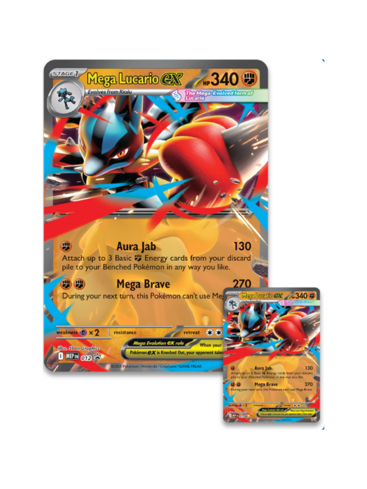 Pokémon TCG: Mega Lucario ex - Figure Collection - Inglés