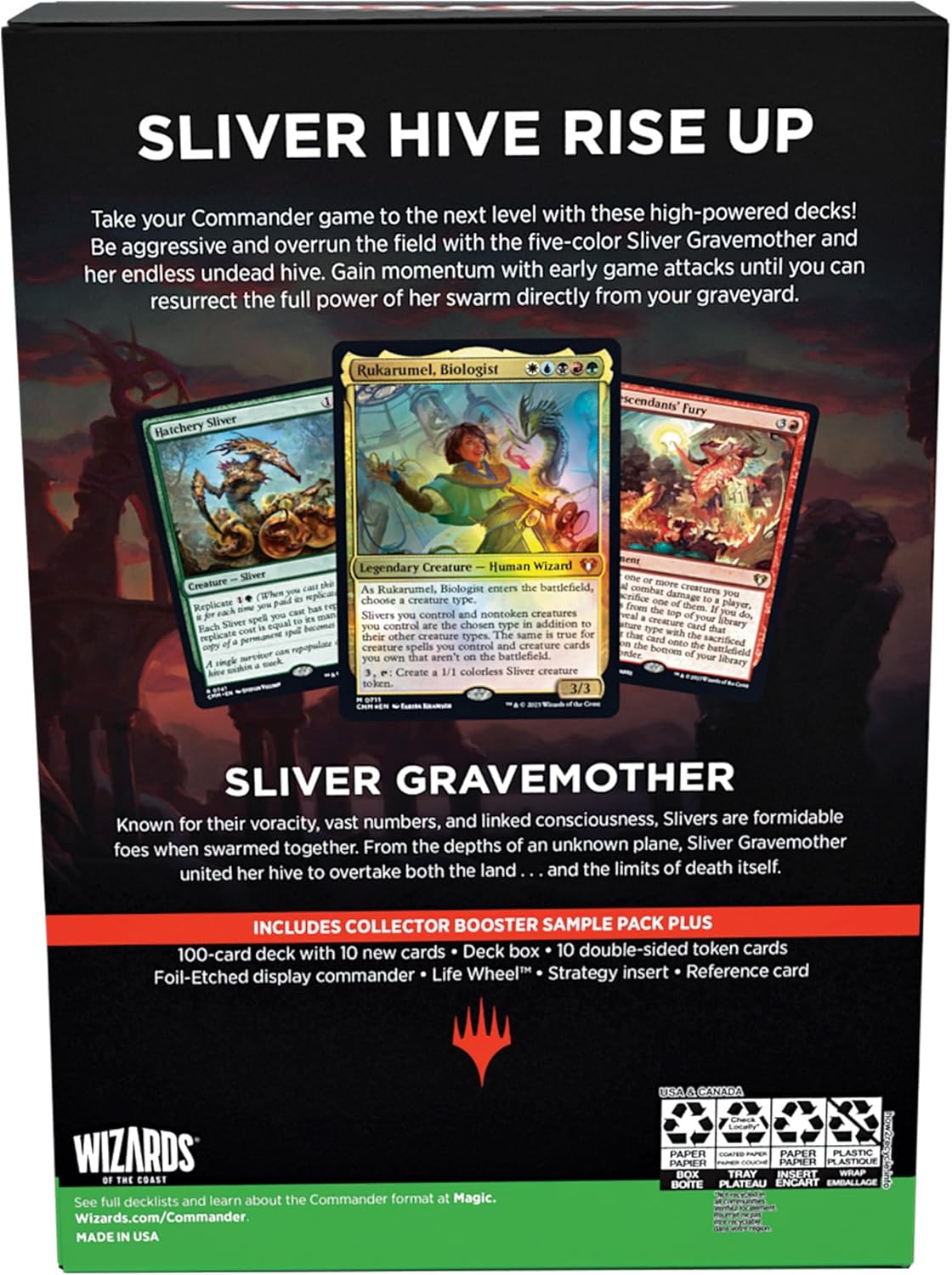 Magic The Gathering: Commander Masters - Sliver Swarm - Inglés