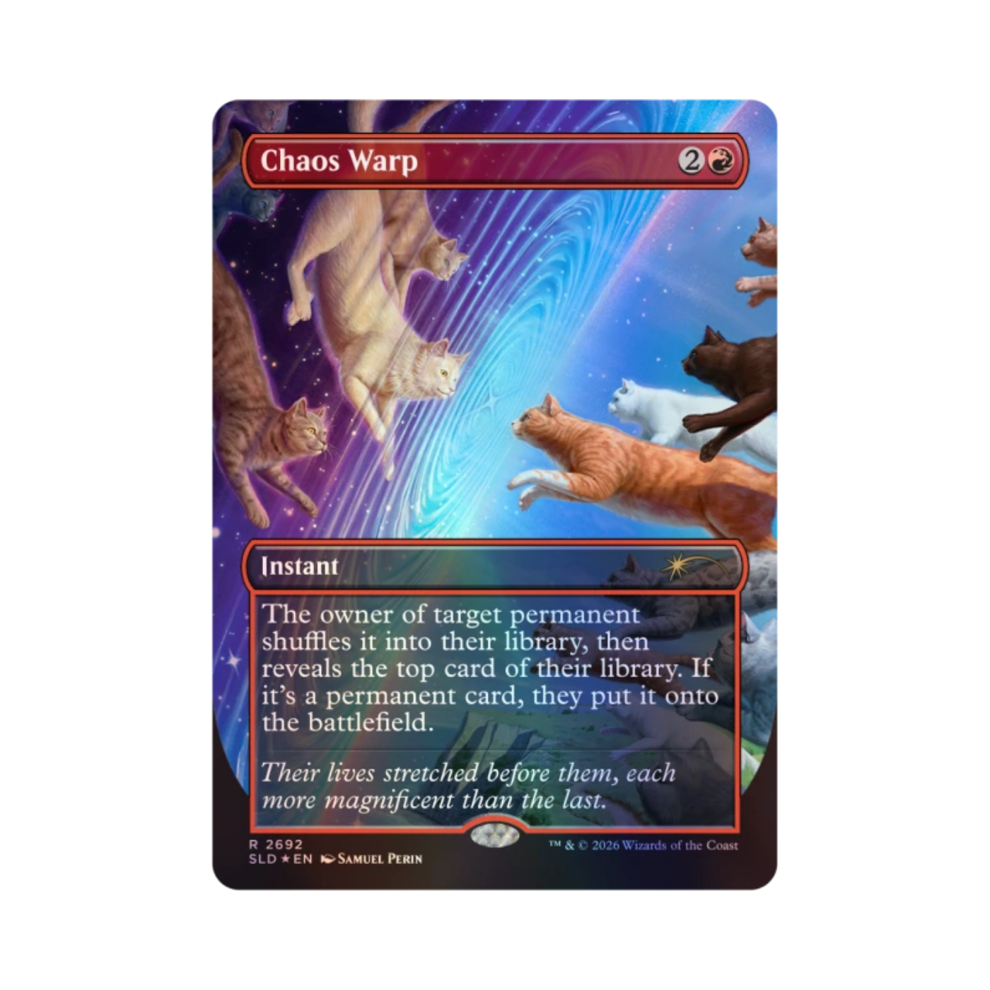 (PREVENTA) MTG Secret Lair - The Cats Are the Best - Cats of Chaos - Foil