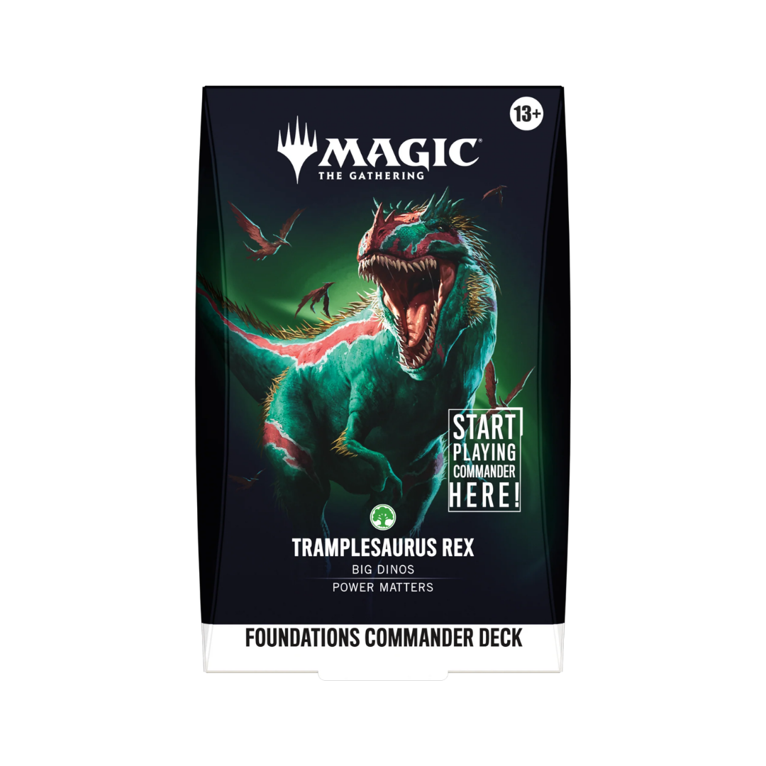 Magic The Gathering: Foundations Commander Deck - Tramplesaurus Rex