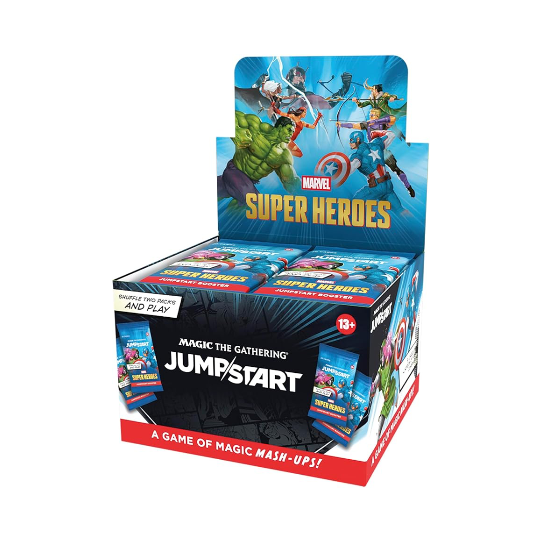 (APARTADO) Magic The Gathering: Marvel Super Heroes - Jumpstart Booster Display - Inglés (LEER DESCRIPCION)