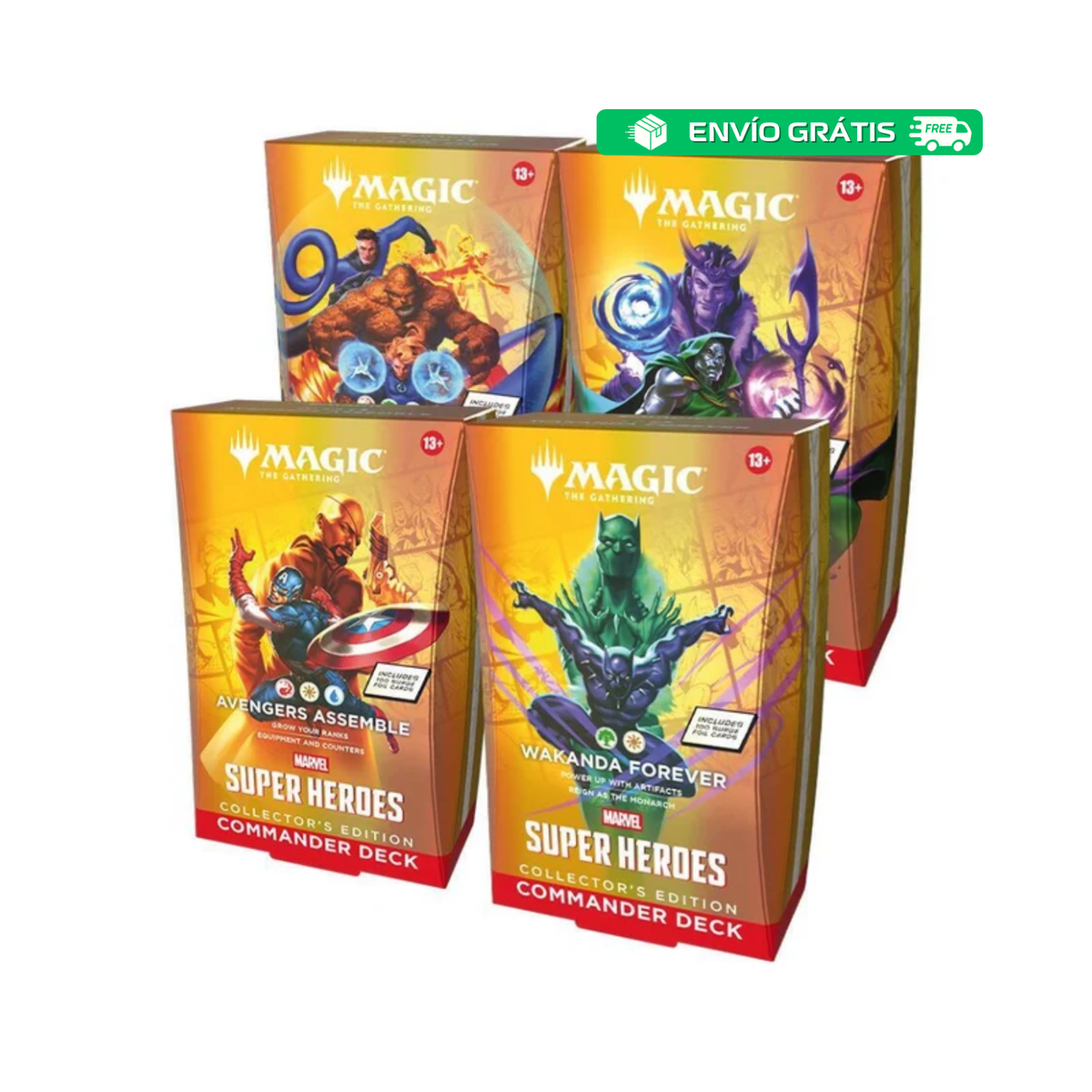 Magic The Gathering: Marvel Super Heroes - Commander Deck Set Collector's Edition - Inglés