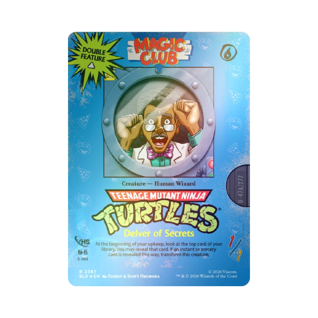 (PREVENTA) MTG Secret Lair - Teenage Mutant Ninja Turtles: VHS Villains - Foil