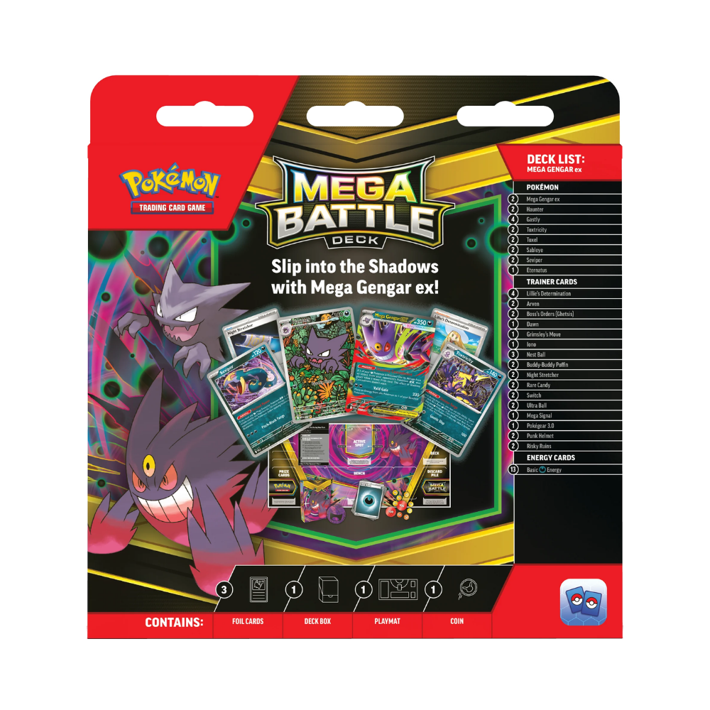 Pokémon TCG - Battle Deck - Mega Gengar EX - Español