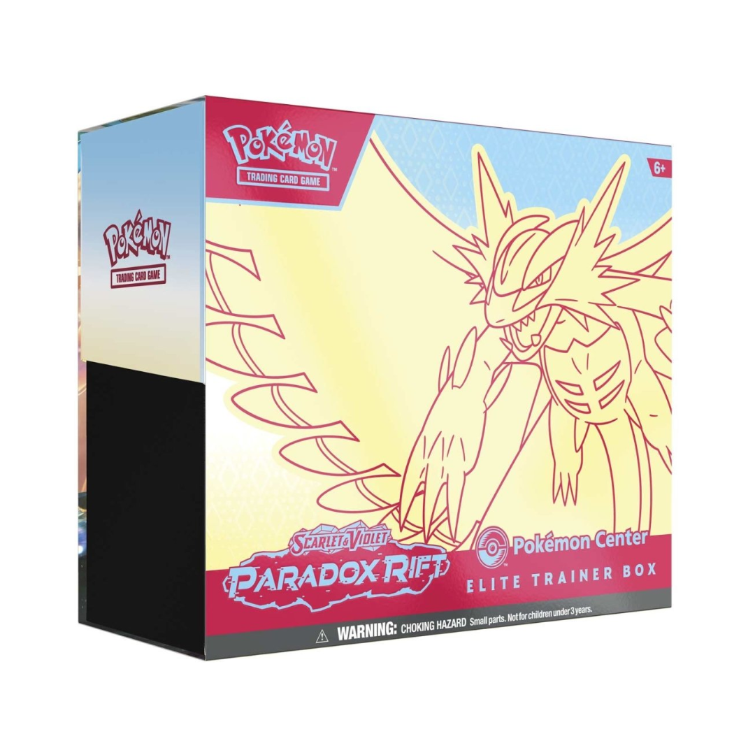 Pokemon Center TCG - Paradox Rift - Elite Trainer Box Etb - Roaring Moon - Inglés