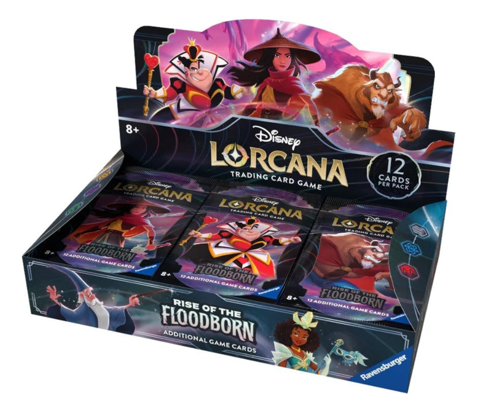 Lorcana Disney Tcg 24 Booster Packs - Rise Of The Floodborn Rise Of The Floodborn Inglés
