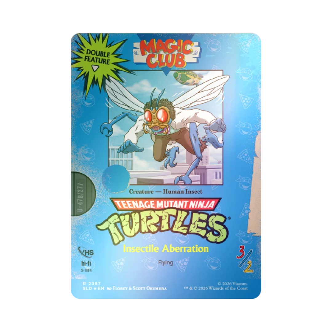 MTG Secret Lair - Teenage Mutant Ninja Turtles: VHS Villains - Foil