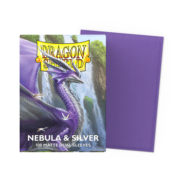 Mica Standard Dual Matte - Dragon Shield - Nebula & Silver