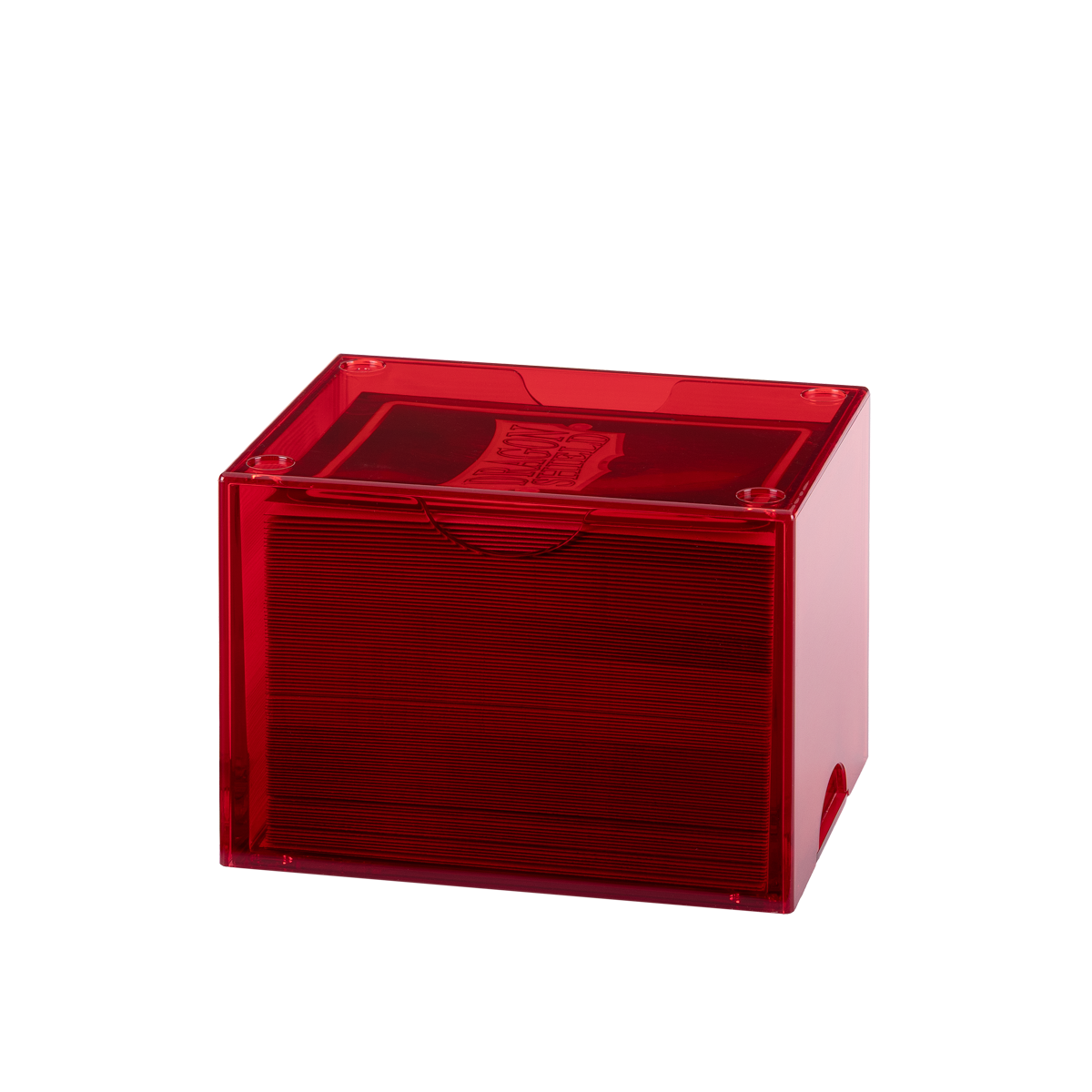 Dragon Shield - Deckbox - 100+ Strongbox - Clear Red