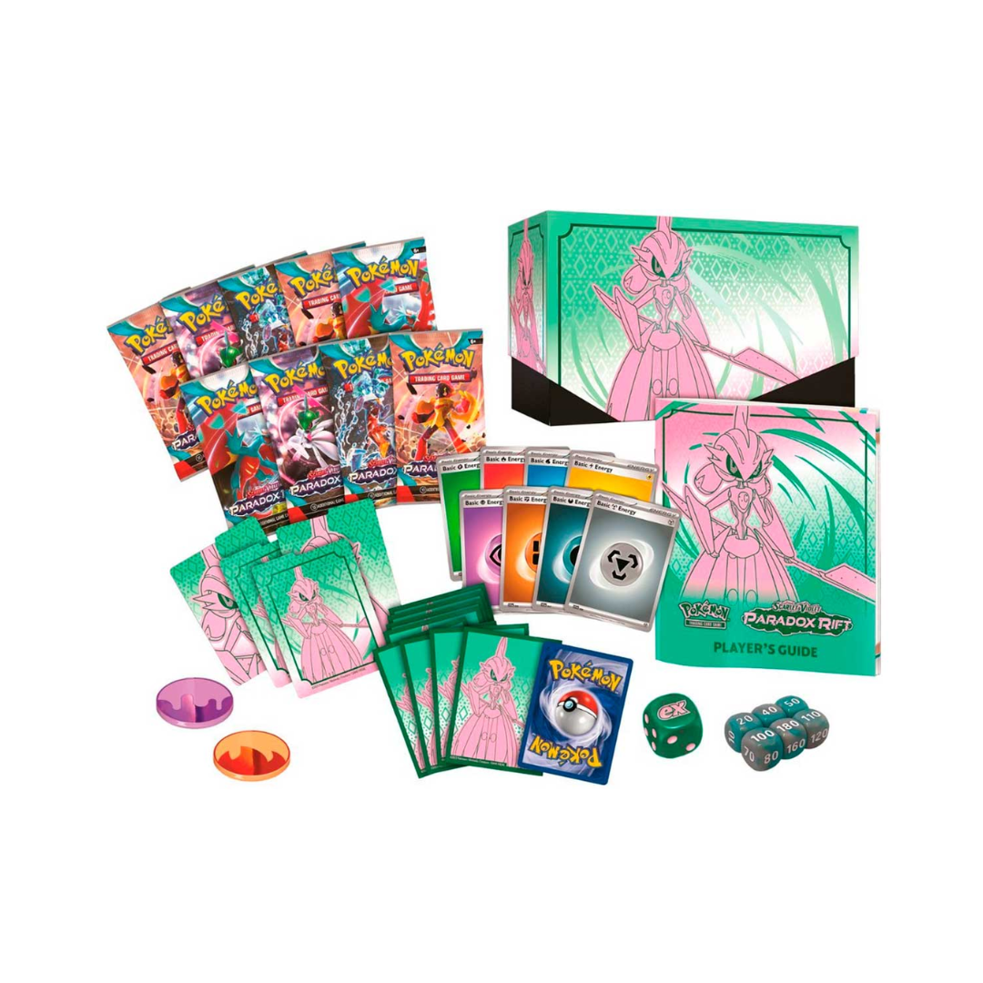 Pokemon Center TCG - Paradox Rift - Elite Trainer Box Etb - Iron Bundle - Inglés