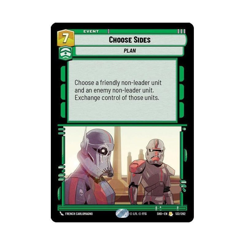 Star Wars Tcg: Sotg - 132/262 - Choose Sides (r)