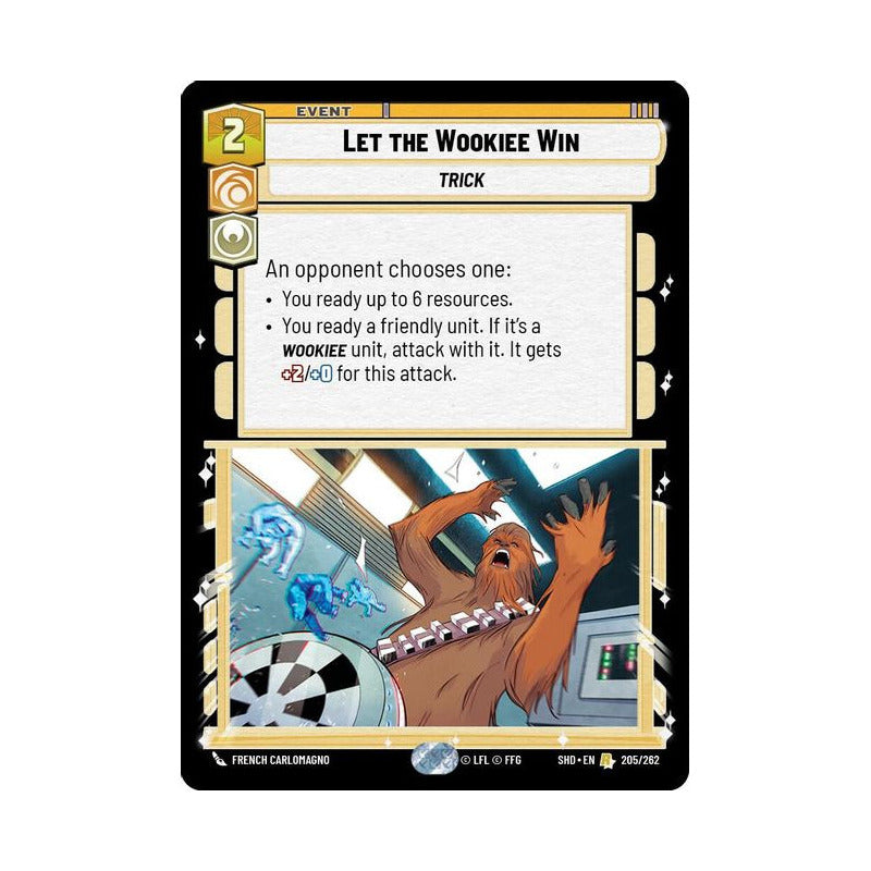 Star Wars Tcg: Sotg - 205/262 - Let The Wookiee Win (r)