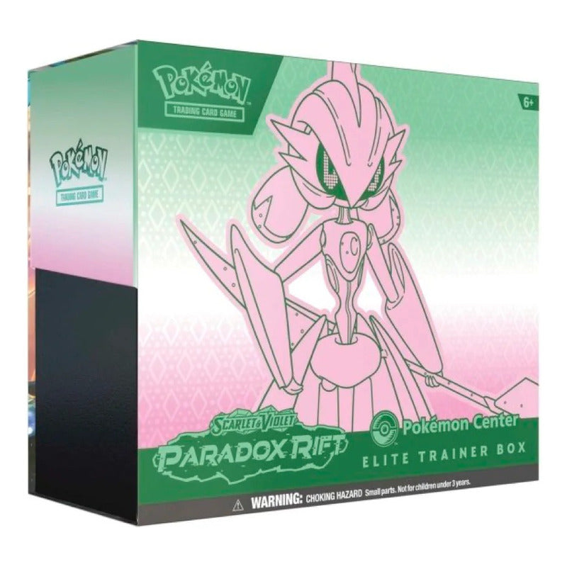 Pokemon Center TCG - Paradox Rift - Elite Trainer Box Etb - Iron Bundle - Inglés
