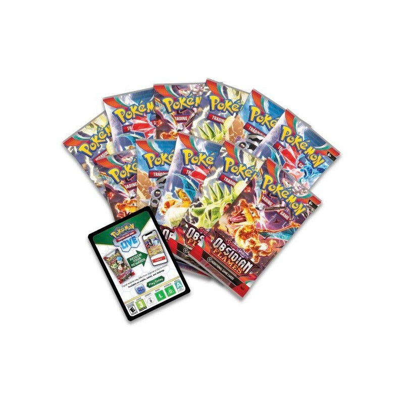 Pokemon Center TCG - Obsidian Flames - Elite Trainer Box Etb - Inglés