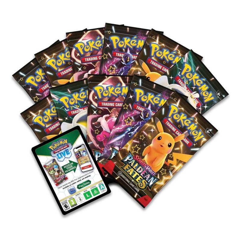 Pokemon Center TCG - Paldean Fates - Elite Trainer Box - Inglés