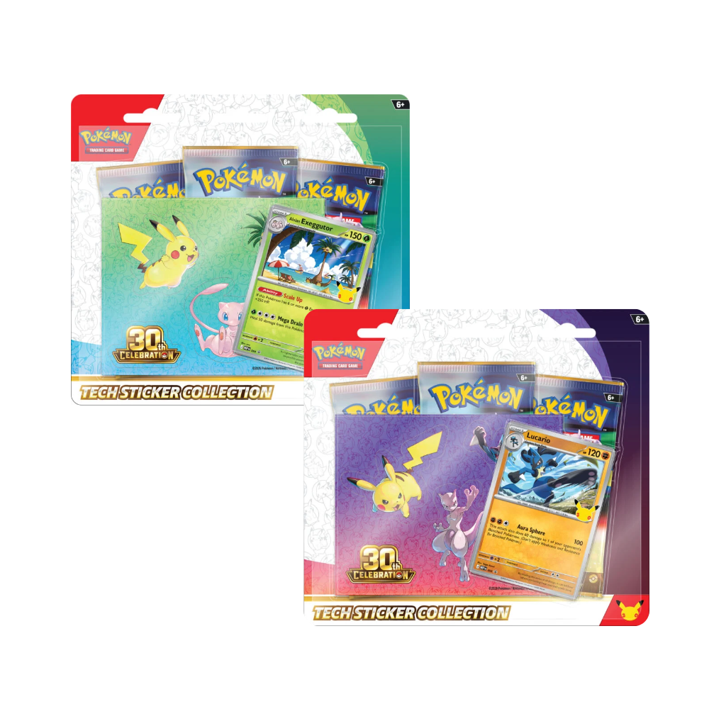 (PREVENTA) Pokémon TCG - 30th Celebration Tech Sticker Collection PAR (LIMITADO A 1 - LEER DESCRIPCIÓN)
