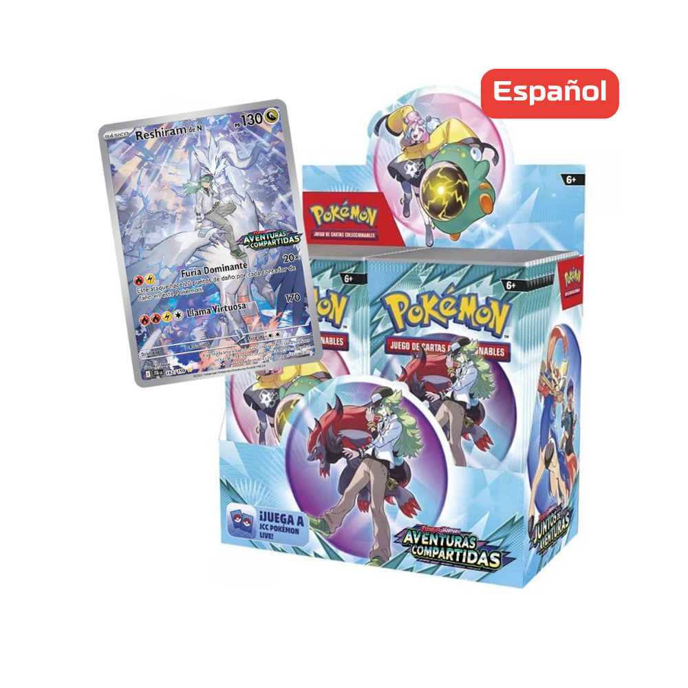 Pokemon TCG: Enhanced Booster Display Box (Carta Promo) - Journey Together - Español